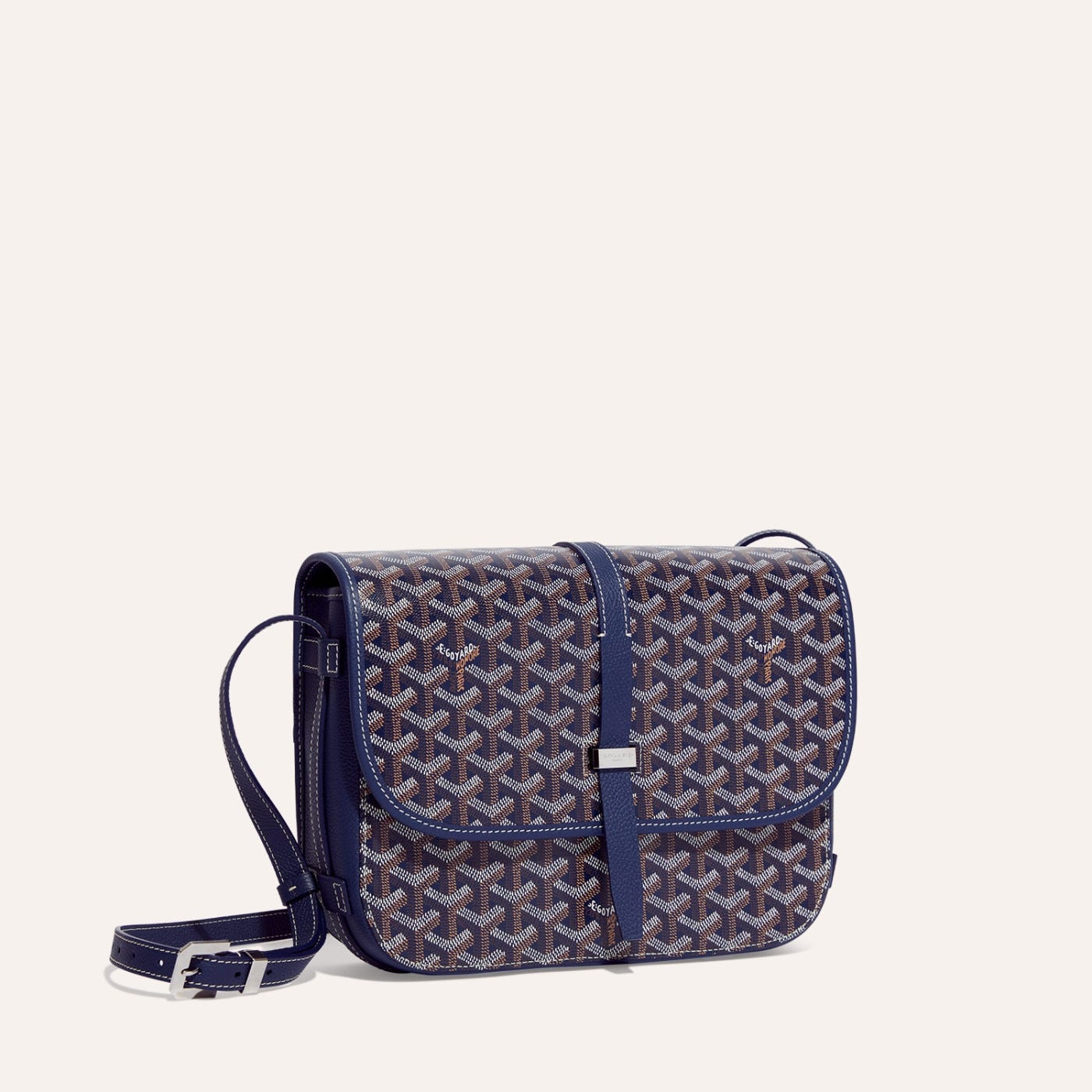 Goyard Belvedere MM Bag Navy Blue - Image 1